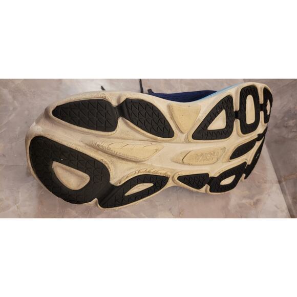 Hoka One One Bondi 8 Men's Outer Space/All Aboard SIZE 11 Blue White - Picture 5 of 11